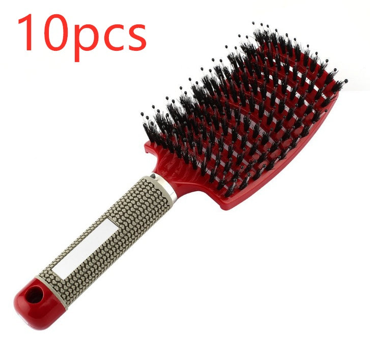 Hairbrush Anti Kit Brushy Women Detangler Hair Brush Bristle Nylon Scalp Massage Teaser Hair Brush Comb Hairbrush Anti Kit Brushy Women Detangler Hair Brush Bristle Nylon Scalp Massage Teaser Hair Brush Comb